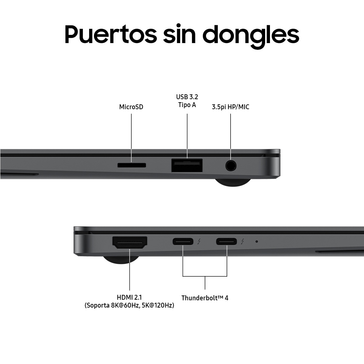 Portátil Samsung Galaxy Book5 Pro, Intel Core Ultra 5-226V, 16GB, 1TB SSD, Intel Arc 130V 8GB, 16", W11 Gris Grafito-4