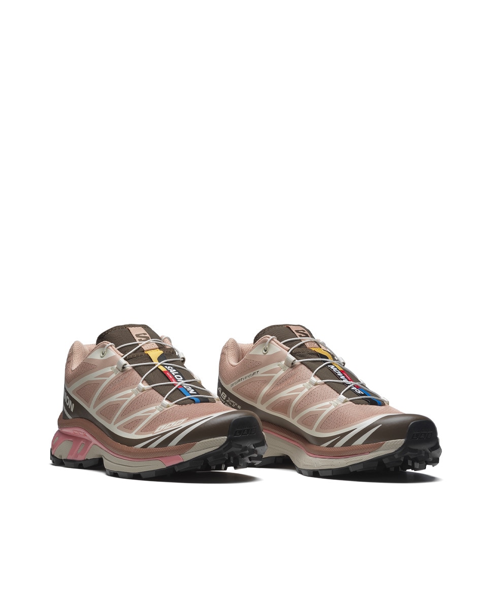 Salomon XT-6 para Hombre y Mujer Rosa / Marrón-2