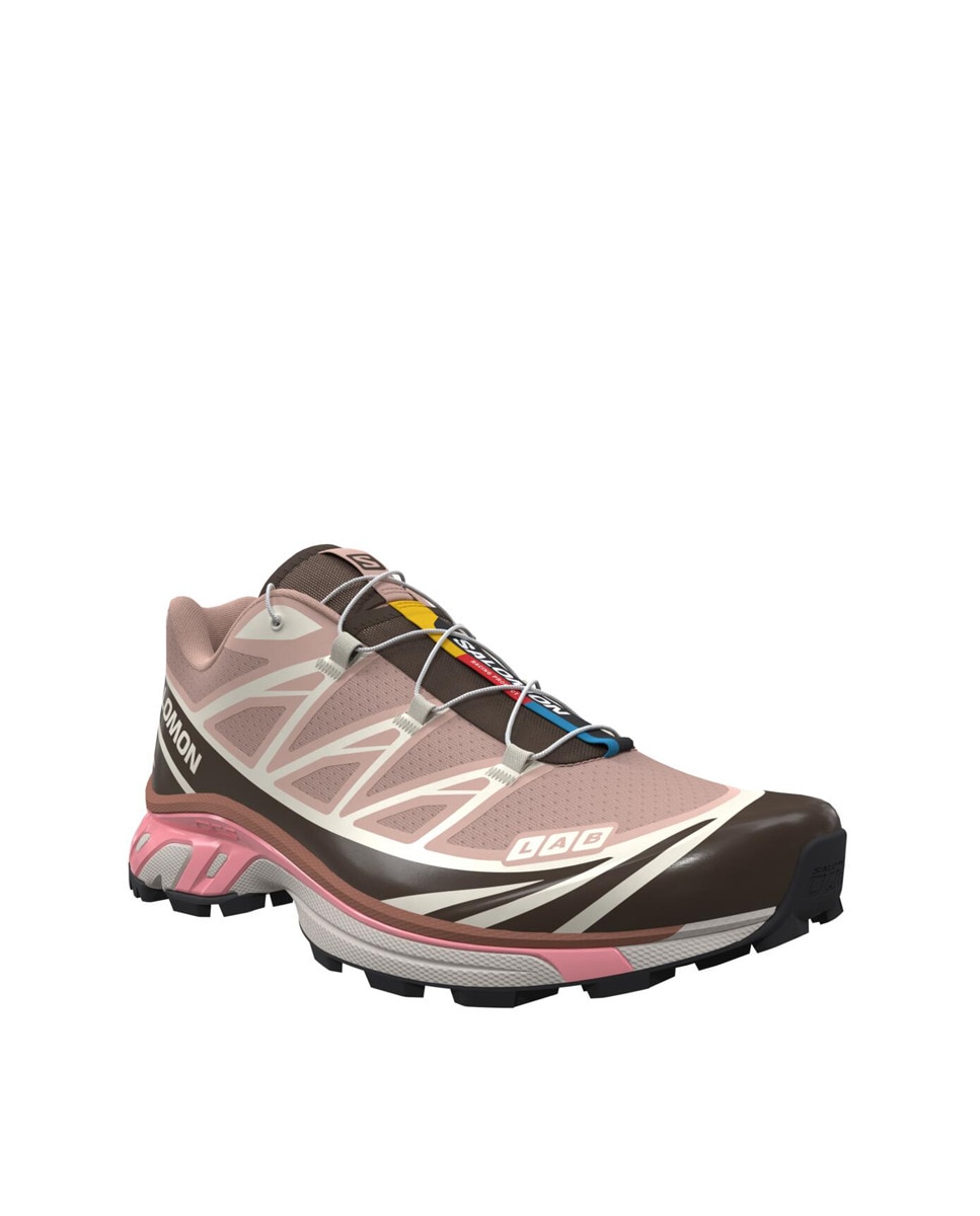 Salomon XT-6 para Hombre y Mujer Rosa / Marrón-4