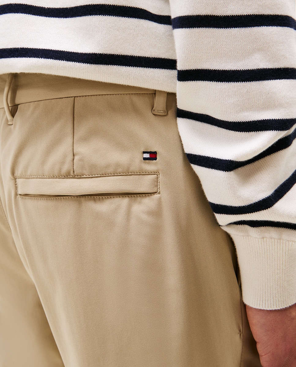 Calças Chino Denton Fit Camel-4