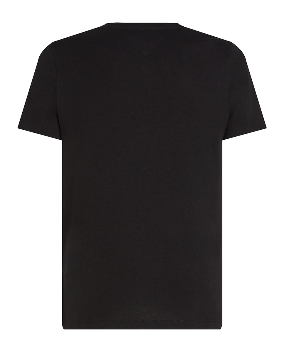 T-shirt de homem de manga curta Preto-5