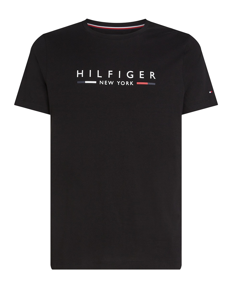 T-shirt de homem de manga curta Preto-4