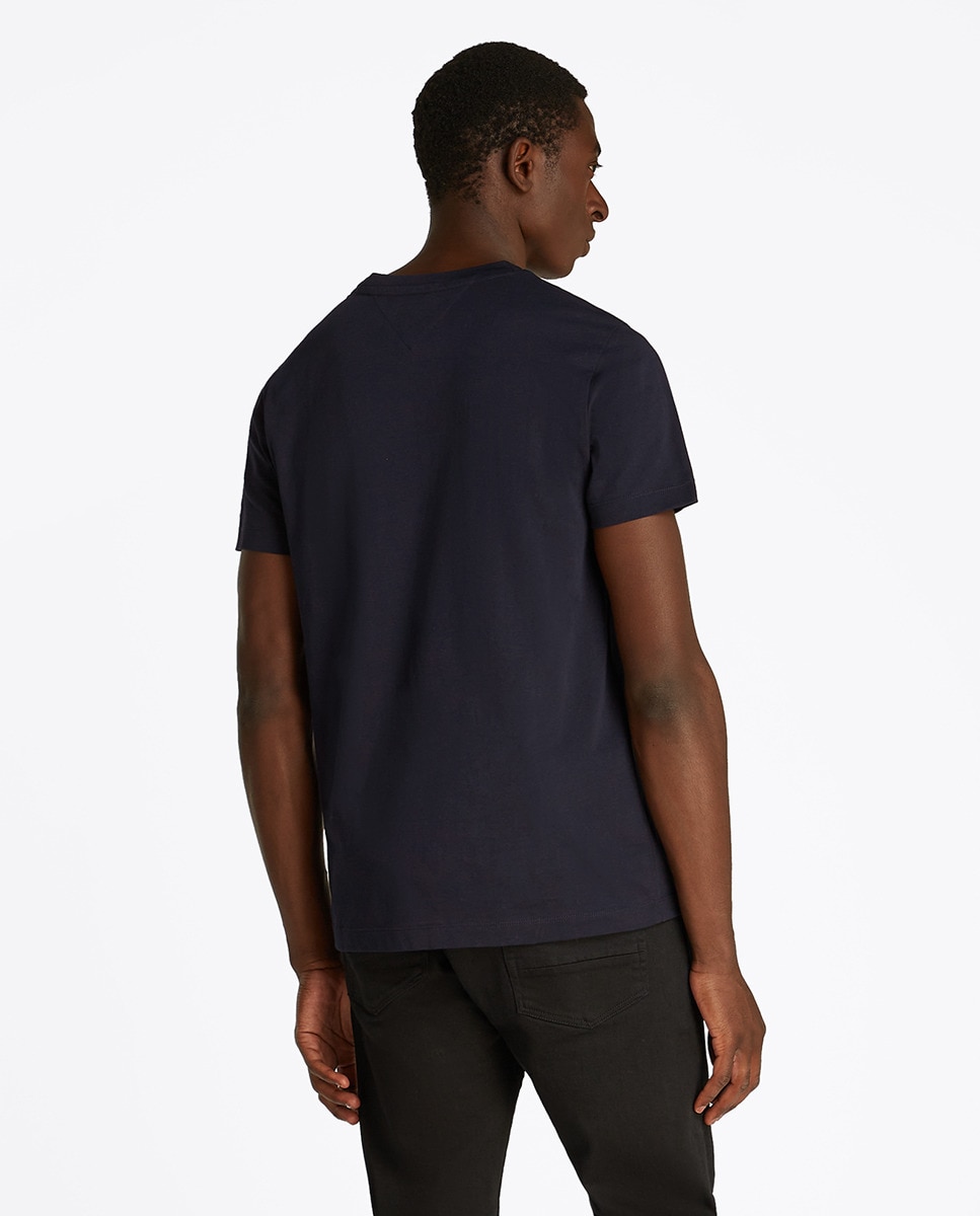 T-shirt com Branding Impresso Azul-marinho-2