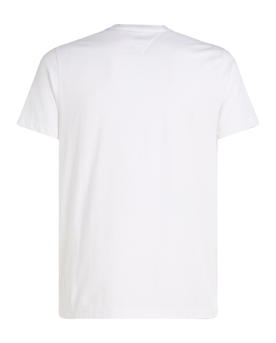 T-shirt com Branding Impresso Branco-5