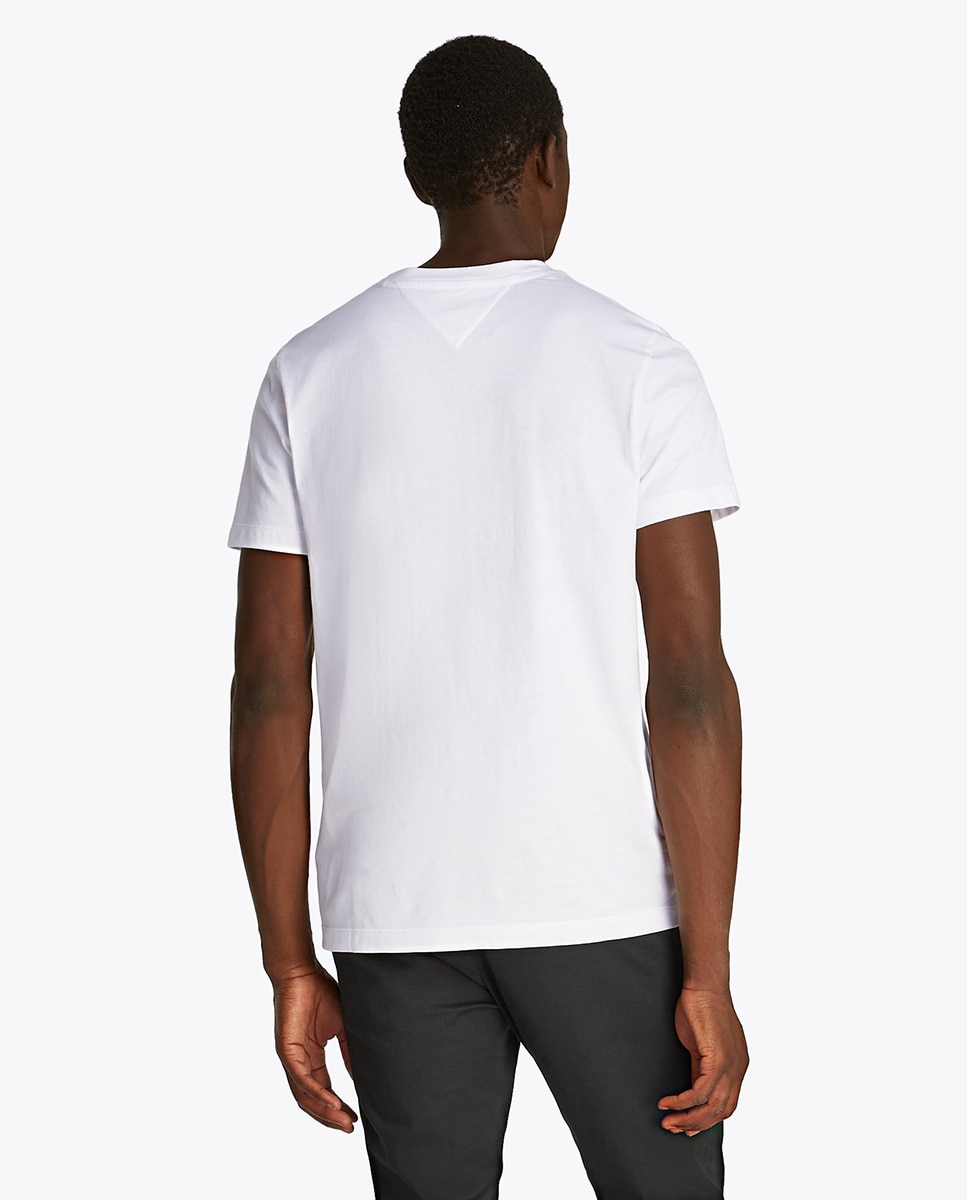 T-shirt com Branding Impresso Branco-2