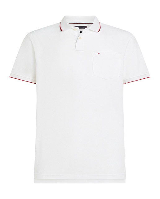 Imagen 0 de Polo de caballero con bolsillo y bandera bordada