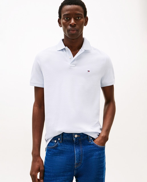 Imagen 0 de Polo regular de caballero con efecto two tone