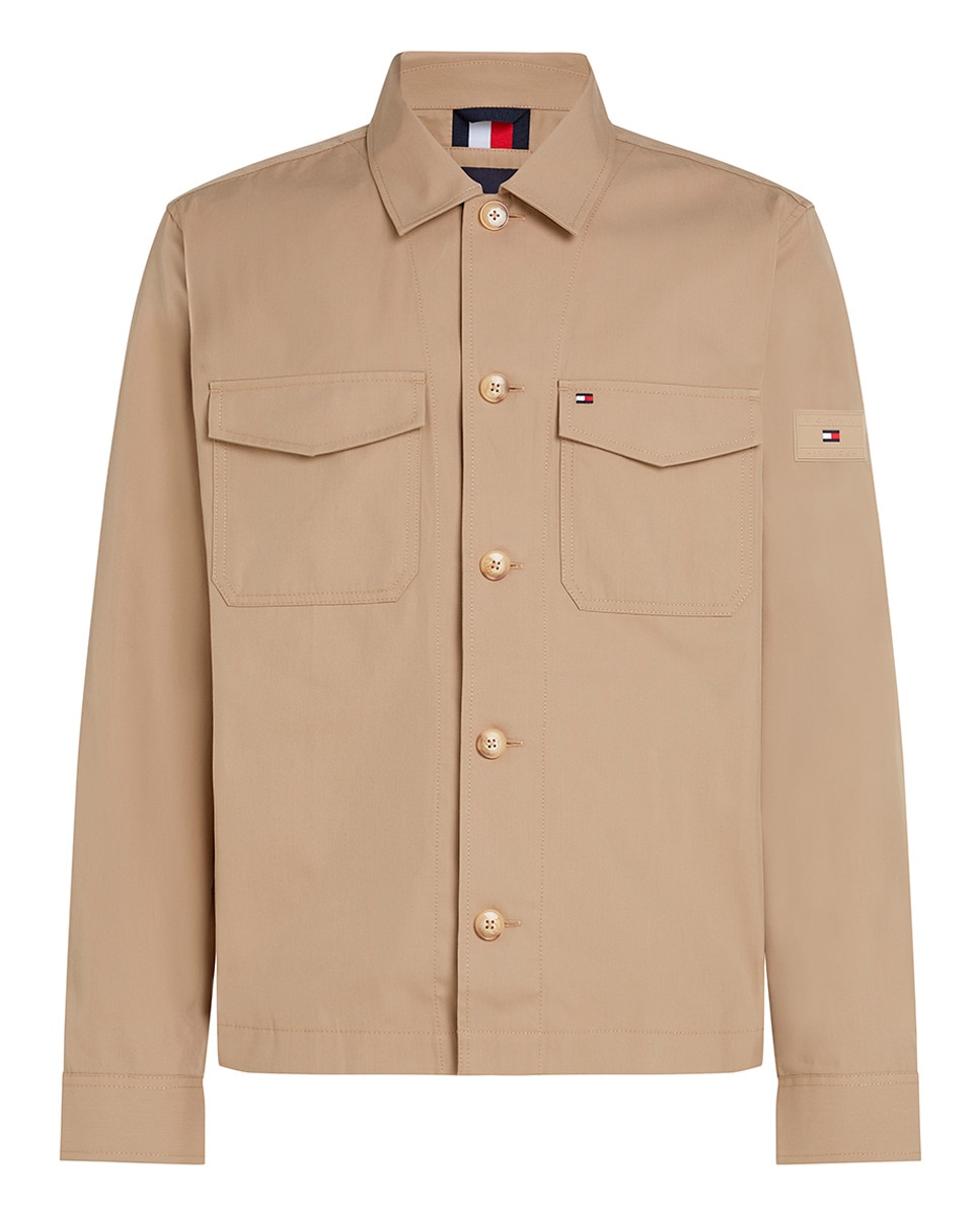 Blusão Estilo Sobrecamisa Camel-1