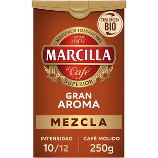 café molido mezcla intensidad 10 paquete 250 g - Marcilla