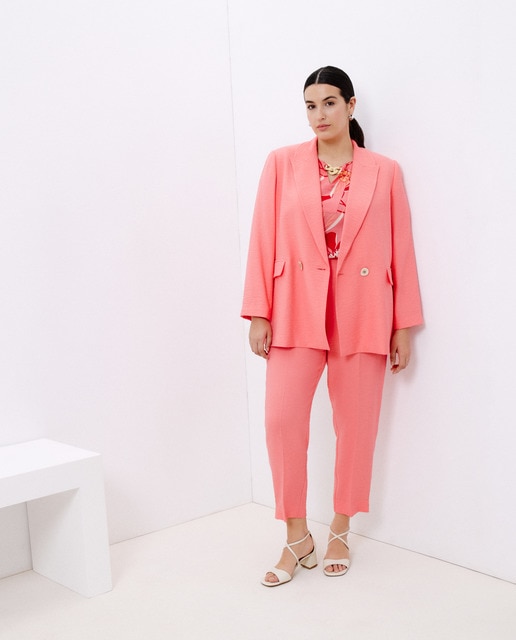 Imagen 0 de Blazer cruzado de mujer liso