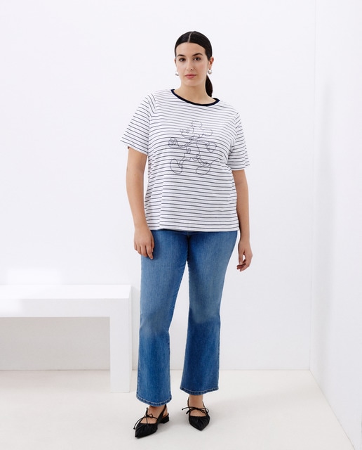 Imagen 0 de Camiseta de mujer Mickey Mouse de manga corta