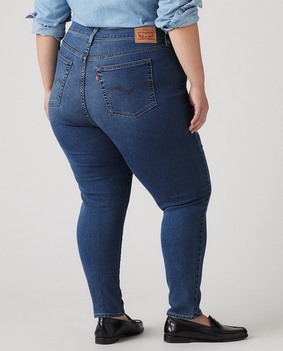 Jeans Skinny 721™ High Rise Skinny de Cintura Subida Azul-marinho-3