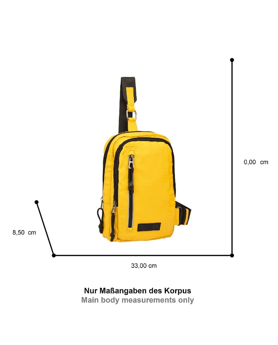 Mochila Sling 1 Alça - Amarelo Amarelo-5