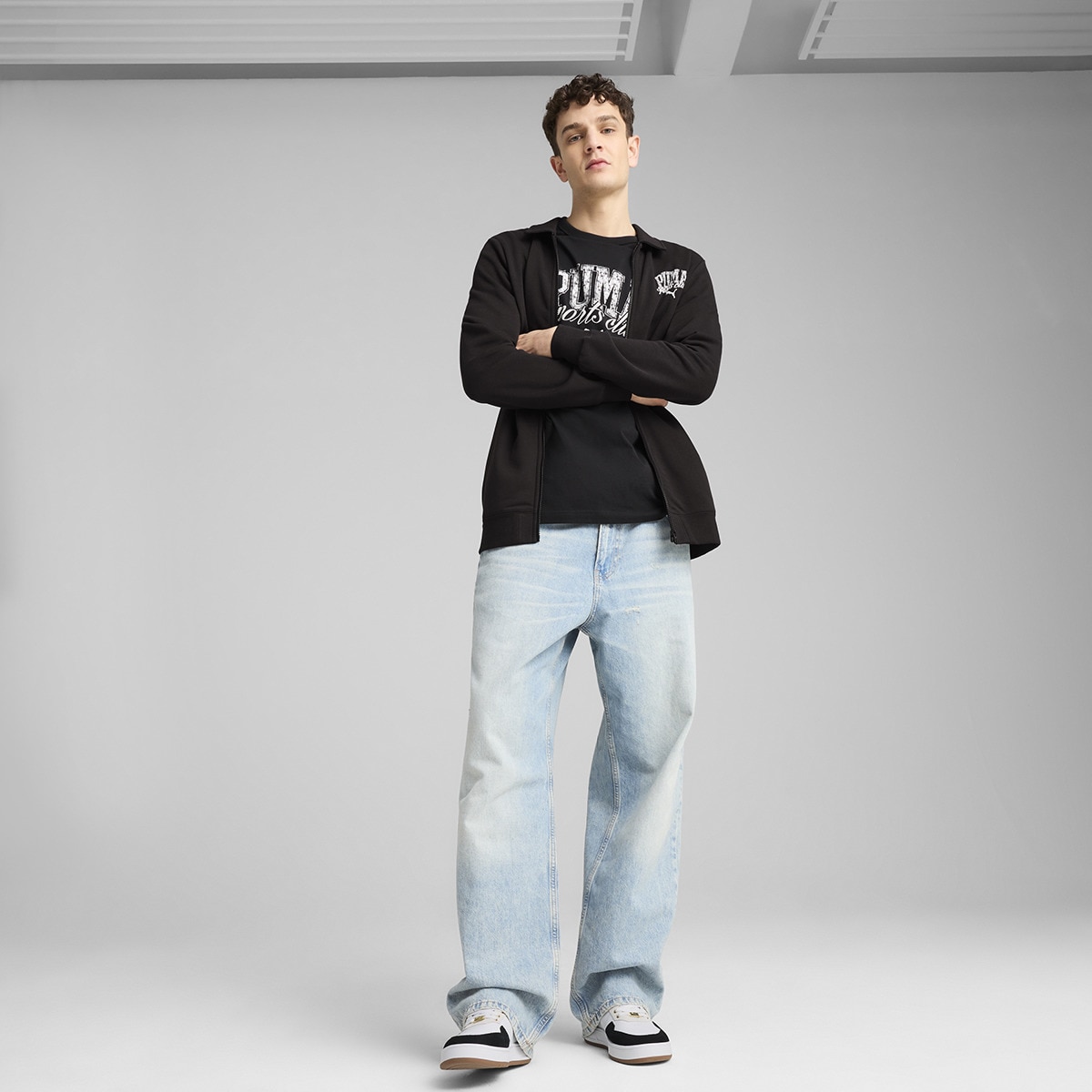 Casaco de Homem Class Track Jacket TR Preto-5