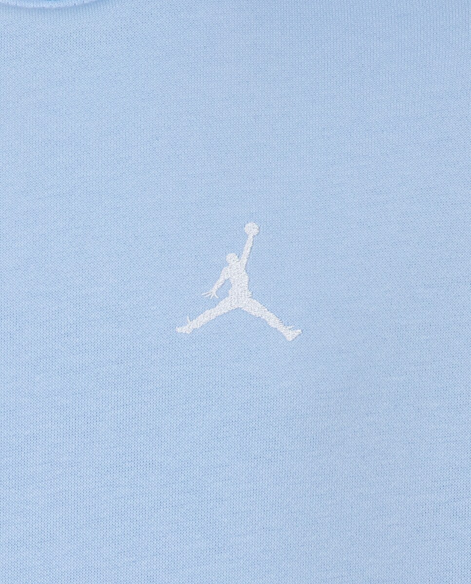 Sweatshirt de Malha de Tecido Turco Francês Brooklyn Jordan Azul-3