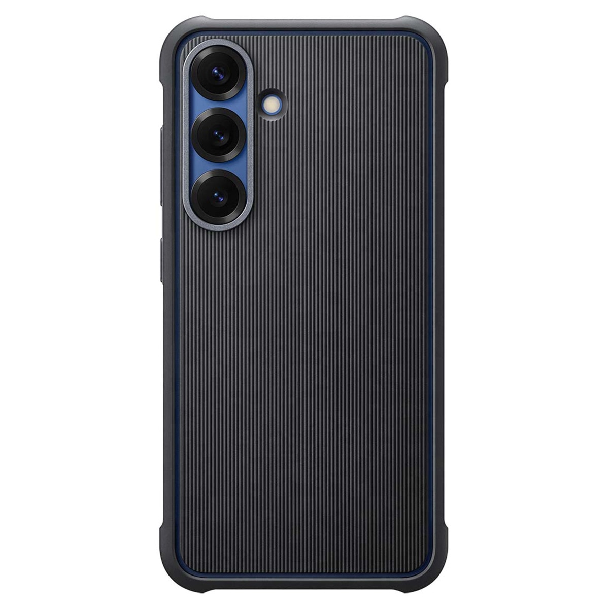 Funda rugerizada negra para Samsung Galaxy S25 Negro-1