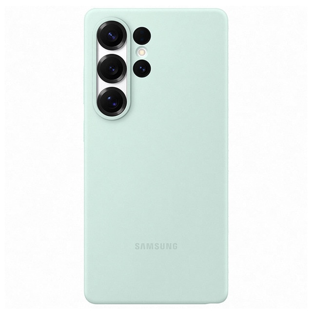 Imagen 0 de Funda de silicona verde para Samsung Galaxy S25 Ultra