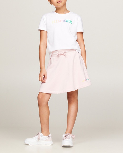 Imagen 0 de Falda de niña corta con vuelo