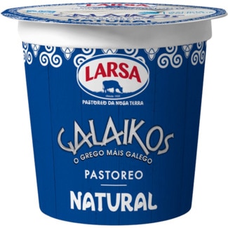 Iogurte Galaikos Natural embalagem 125 g - Larsa