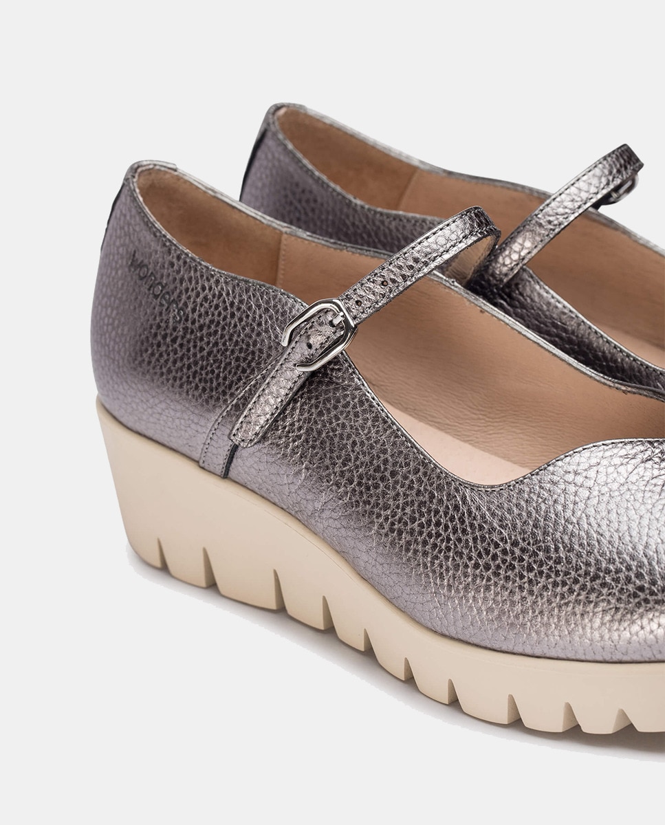 Sapatos Nora - Cru Prata-4