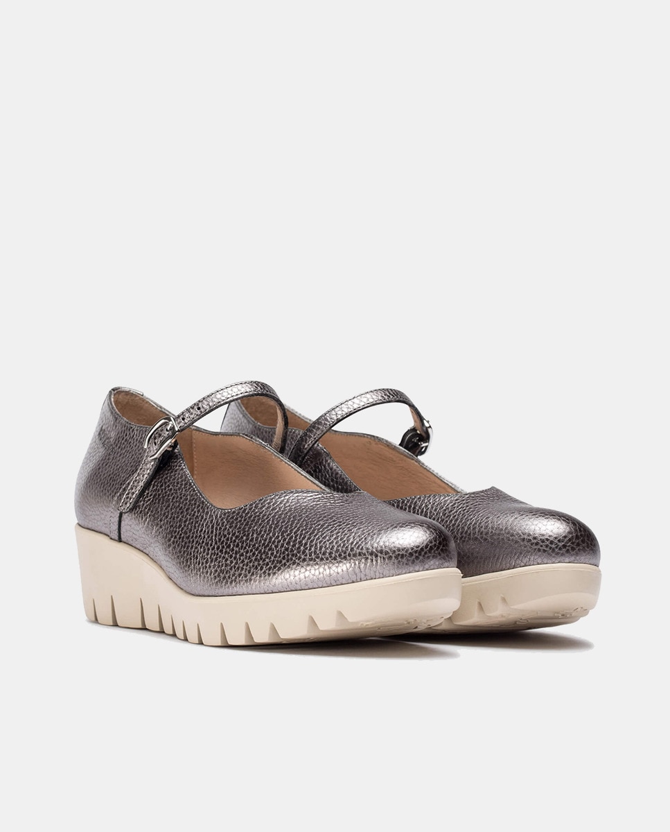 Sapatos Nora - Cru Prata-2