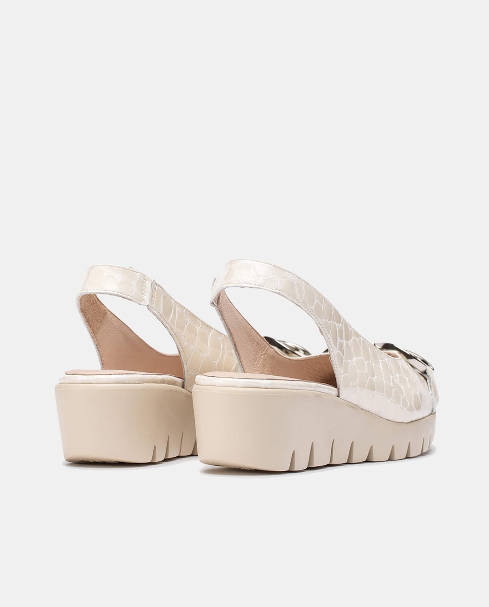 Sapatos Tipo Mules Gale Branco-3
