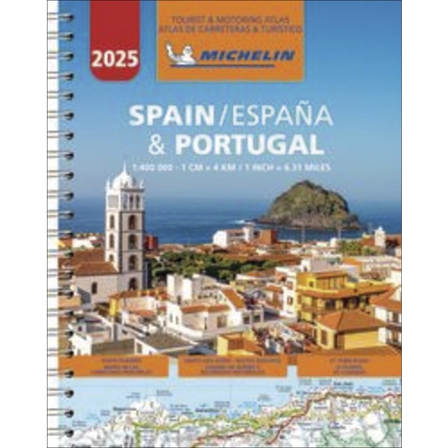 Imagen 0 de España & Portugal 2025 - Atlas De Carreteras Y Turistico 04460 (A4-Spiral) (Espiral)