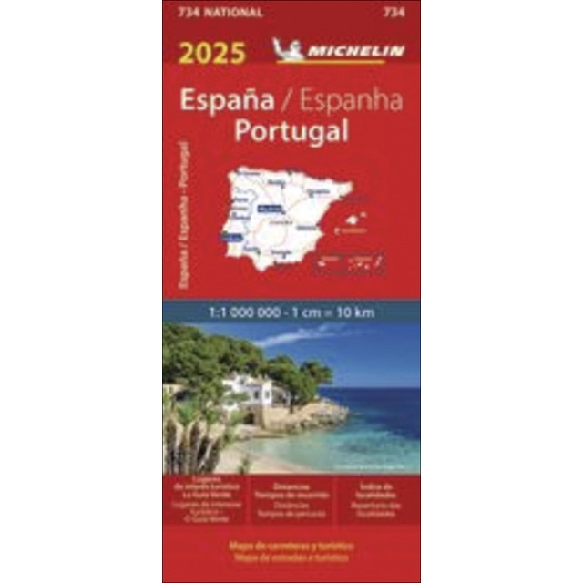Imagen 0 de Mapa National España /Espanha, Portugal 2025 11734 (Mapa en hojas)