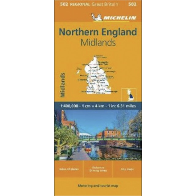 Imagem 0 de Mapa regional northern england, midlands 11502