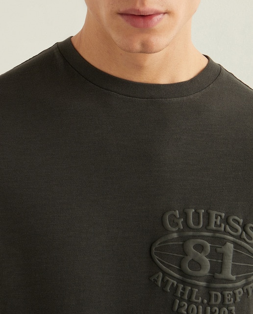 Imagen 0 de Camiseta de hombre en algodón orgánico negra de manga corta