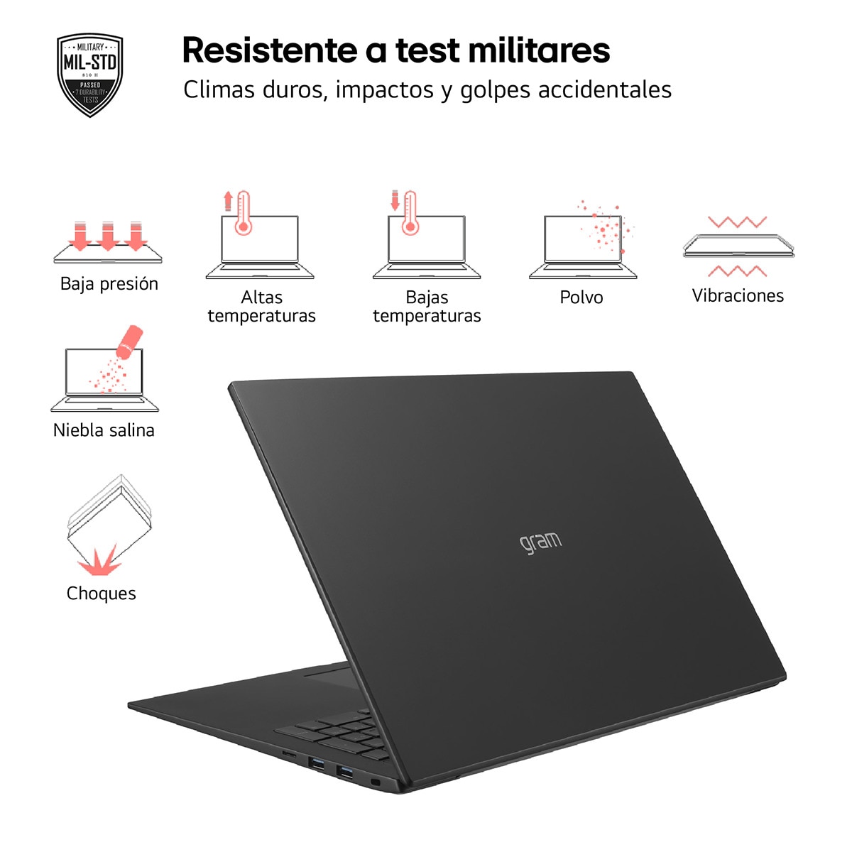 Portátil LG gram 17Z90S, Intel Core Ultra 7-155H, 32 GB, 1+1 TB SSD, 17", W11 Negro-7