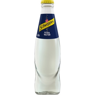 agua soda botella 20 cl (envase de vidrio) - Schweppes