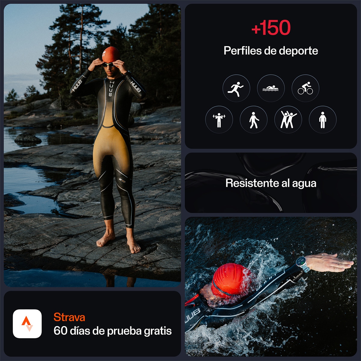 Relógio Smartwatch Vantage V3 Preto / Cinzento-6