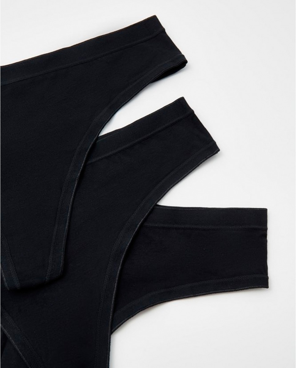 Cueca com plumeti Preto-6