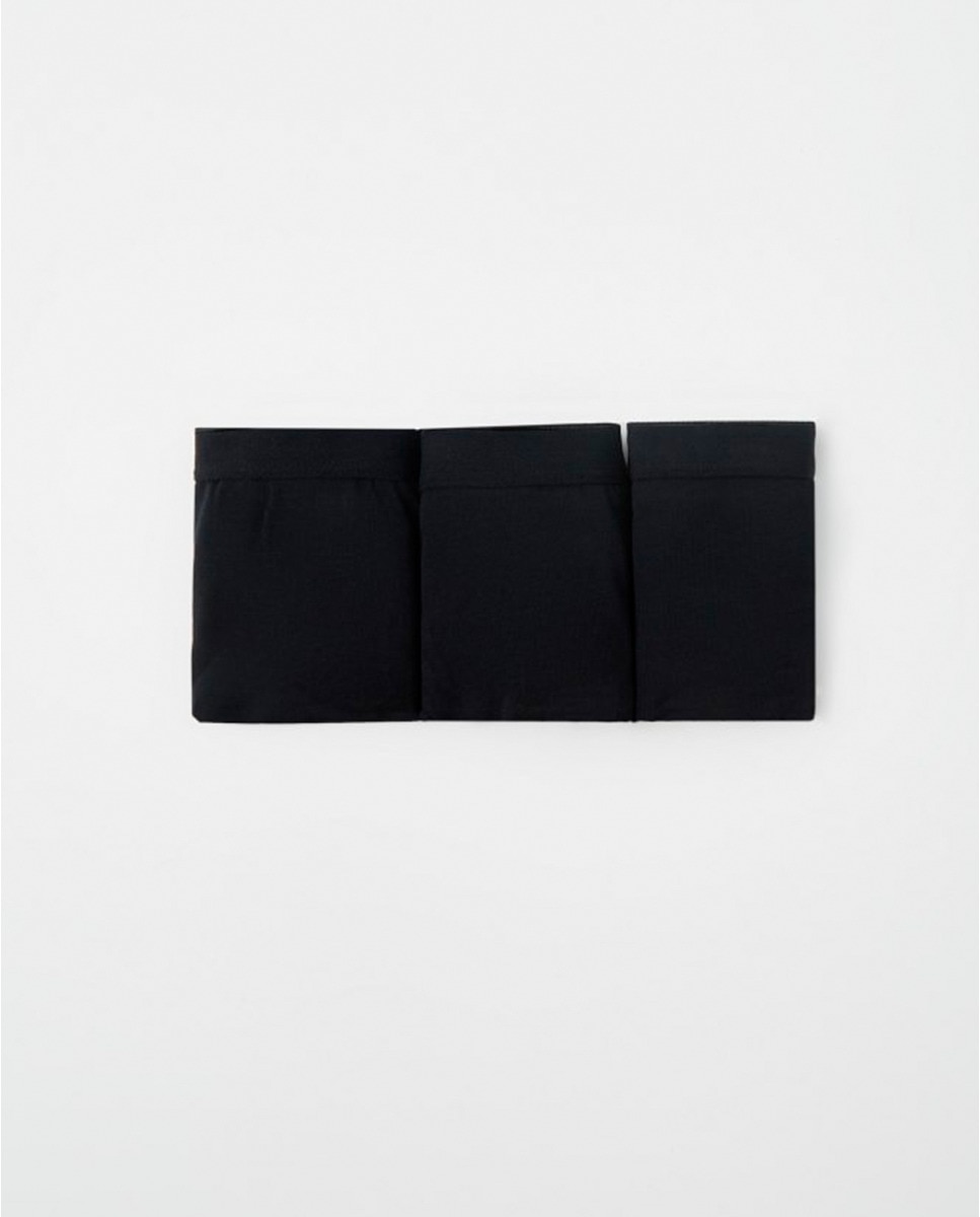 Cueca com plumeti Preto-5
