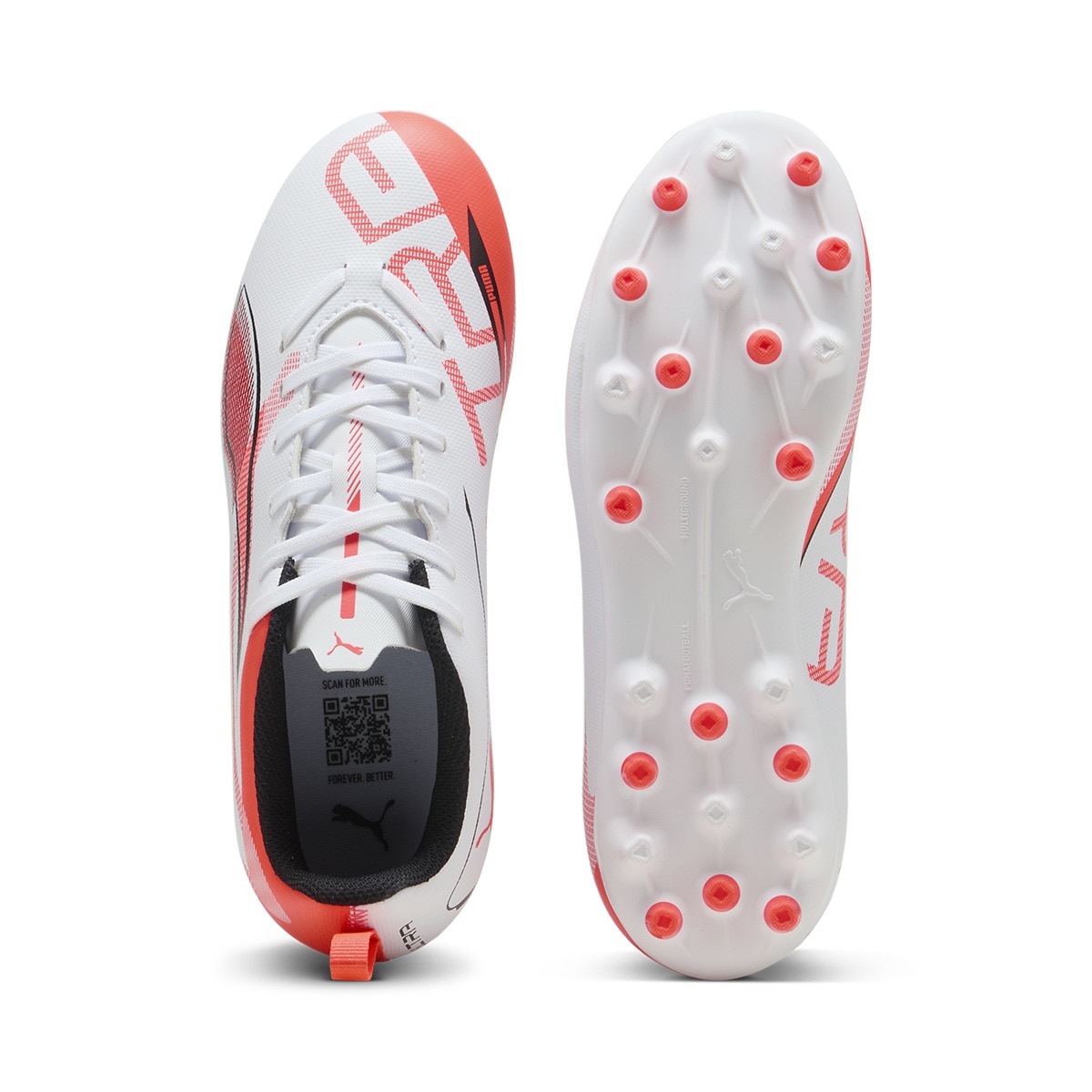 Chuteiras de Futebol de Criança Ultra 5 Play MG Jr Branco-3