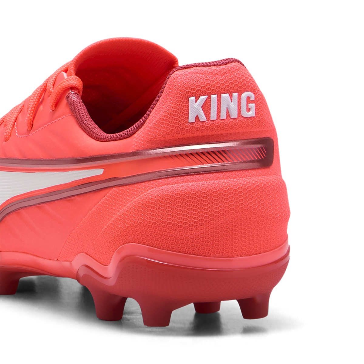 Chuteiras de Futebol de Criança King Match FG/AG Jr Vermelho-6