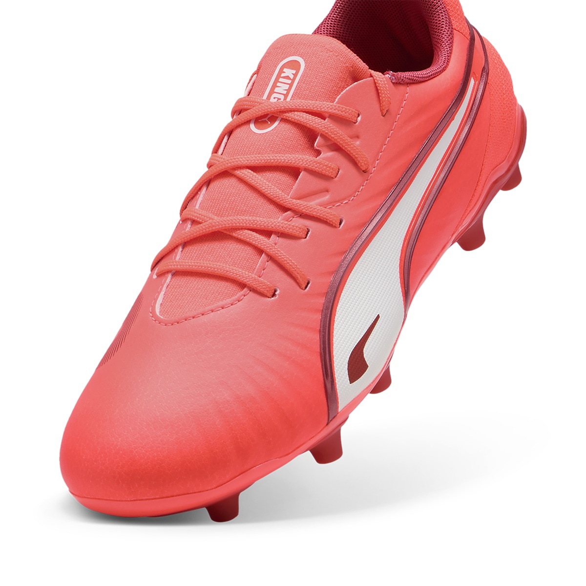 Chuteiras de Futebol de Criança King Match FG/AG Jr Vermelho-5