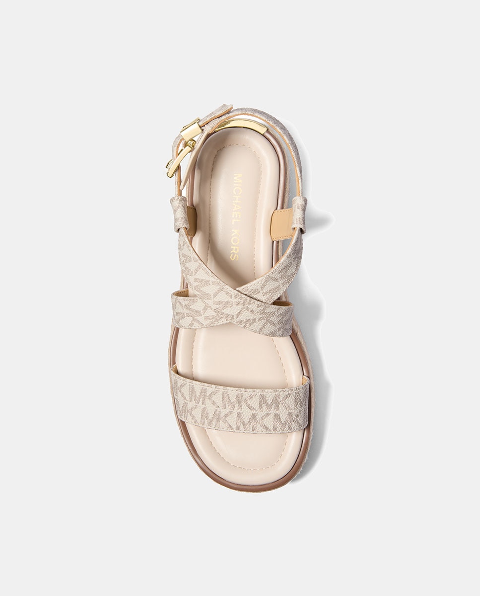 Sapatos de Juta Lynn com Plataforma de Esparto Natural-4