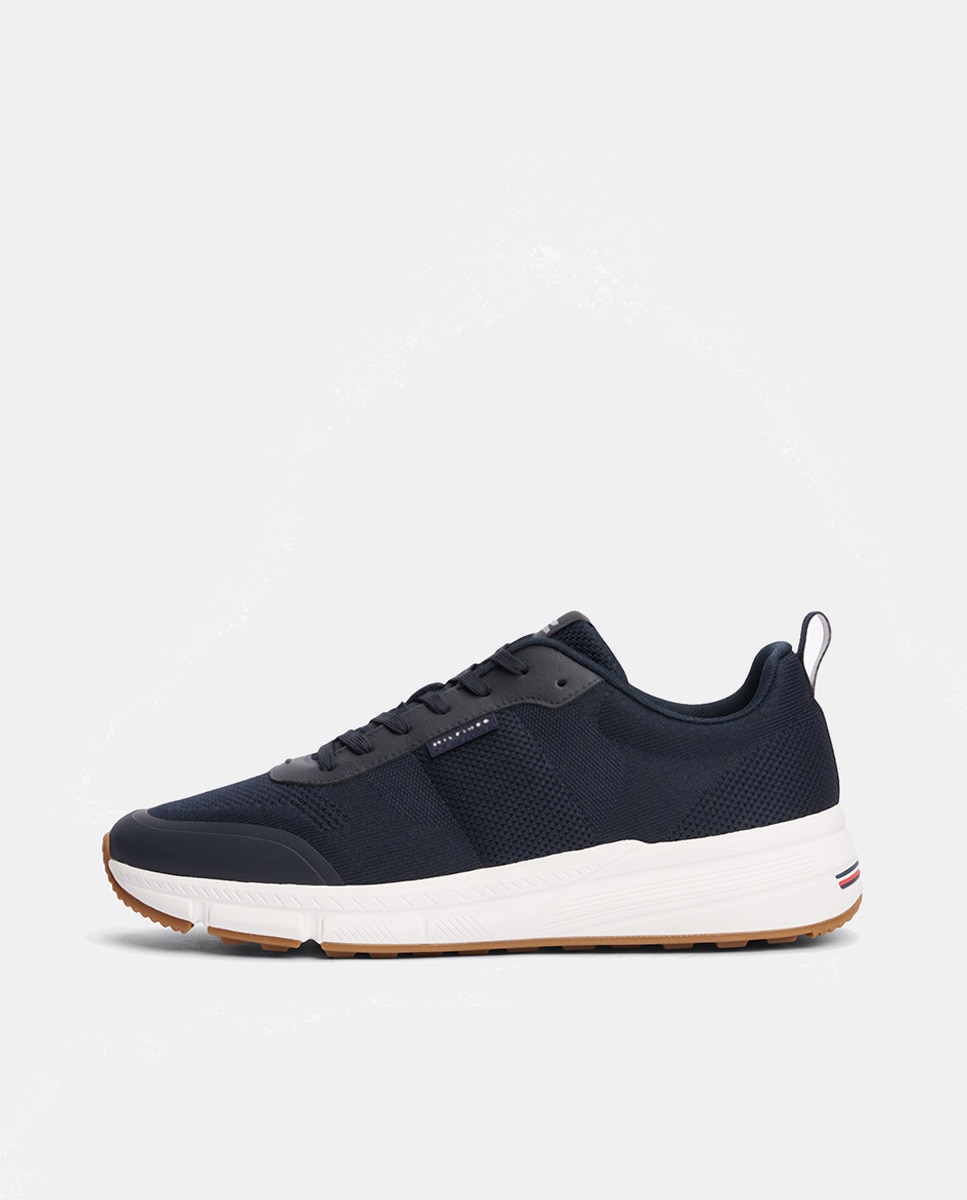 Zapatillas hombre tipo running bajas ultraligeras logo Azul marino-6