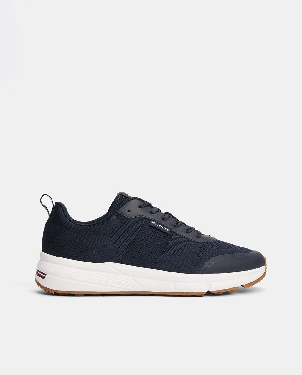 Zapatillas hombre tipo running bajas ultraligeras logo Azul marino-1