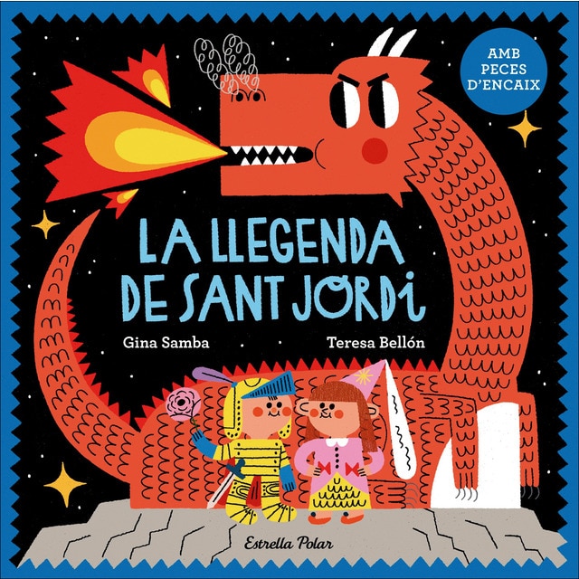 Imagen 0 de La llegenda de Sant Jordi amb peces d encaix