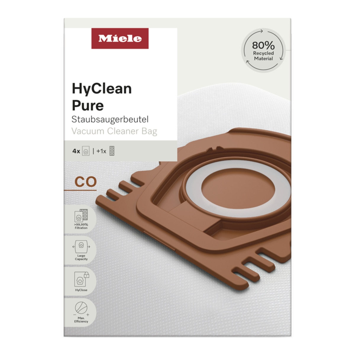 Sacos de Aspirador Miele CO HyClean Pure - 4 Unidades 3