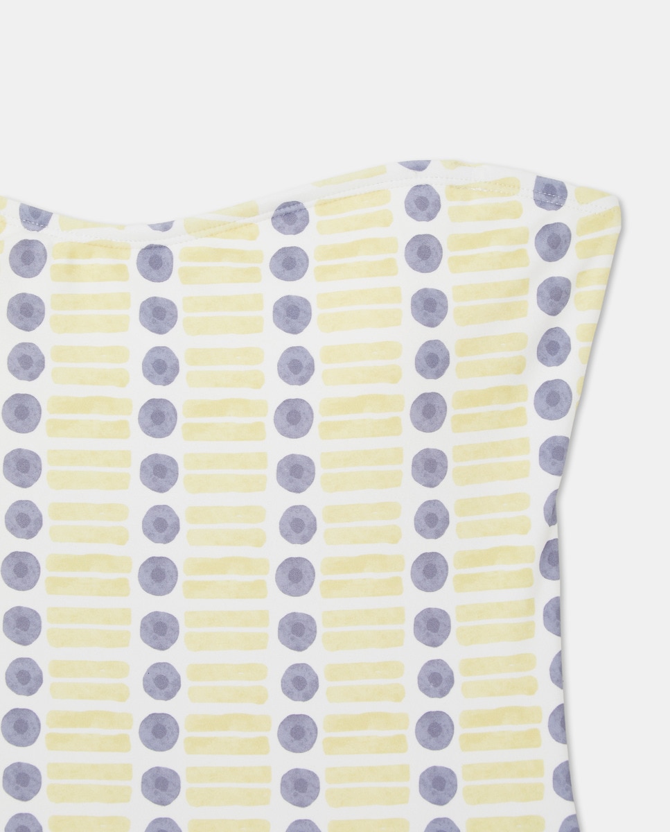 Bañador de mujer con escote bandeau Amarillo-5