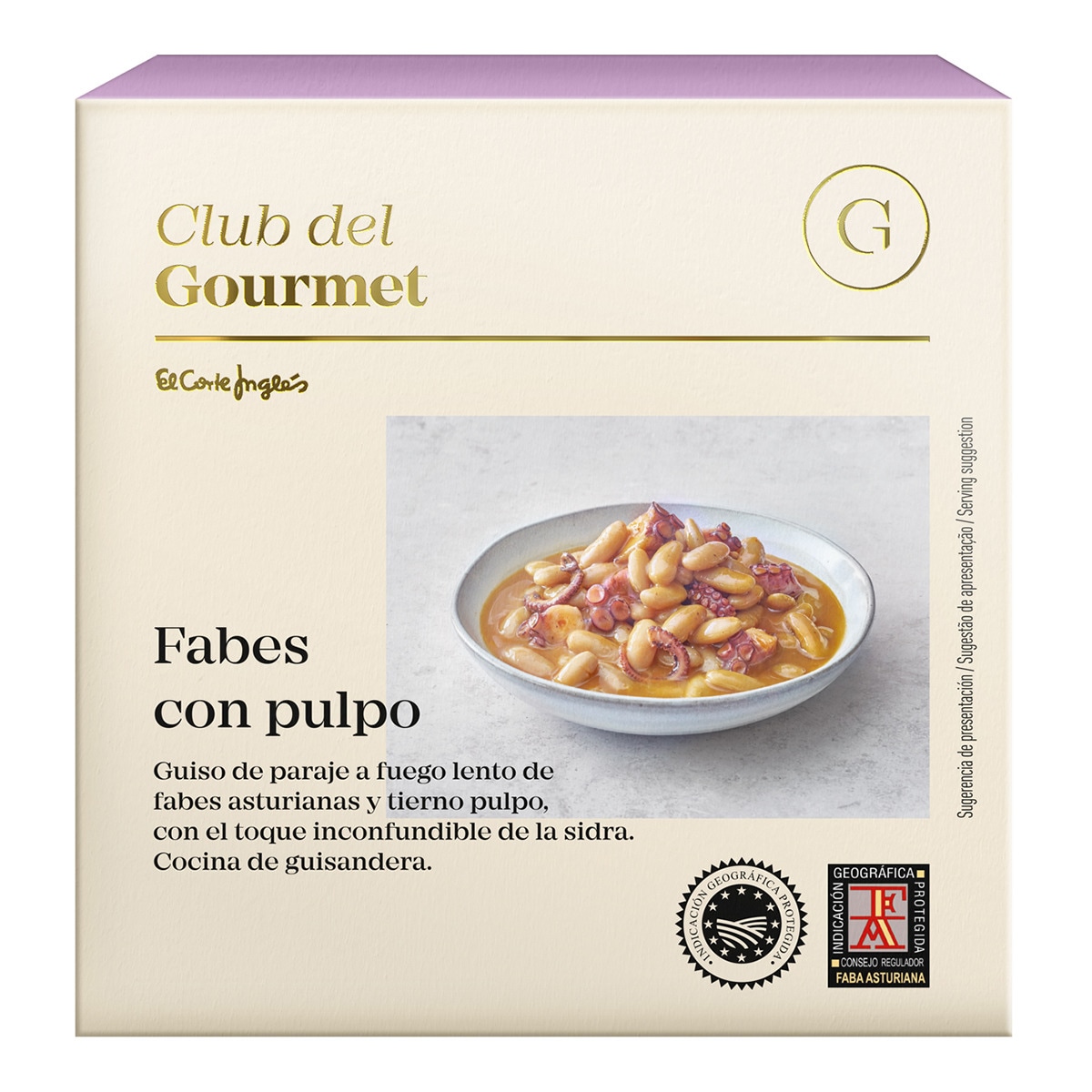 Imagen 0 de Fabes con pulpo Club del Gourmet IGP Faba Asturiana