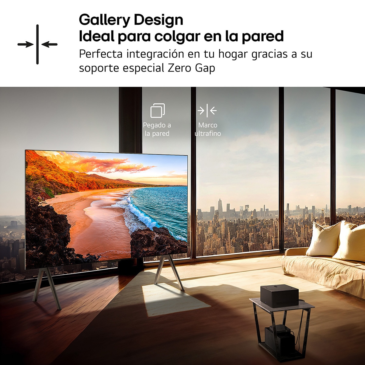 TV OLED Signature 246 cm (97") LG OLED97M49LA 4K Inalámbrico con Smart TV WebOS24 para instalar en pared con soporte incluido Negro / Plata-14