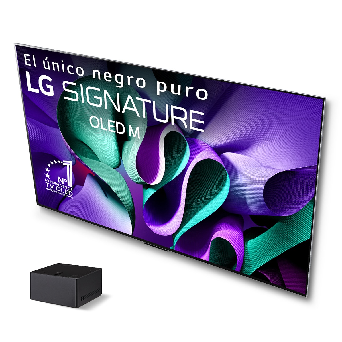 TV OLED Signature 246 cm (97") LG OLED97M49LA 4K Inalámbrico con Smart TV WebOS24 para instalar en pared con soporte incluido Negro / Plata-5