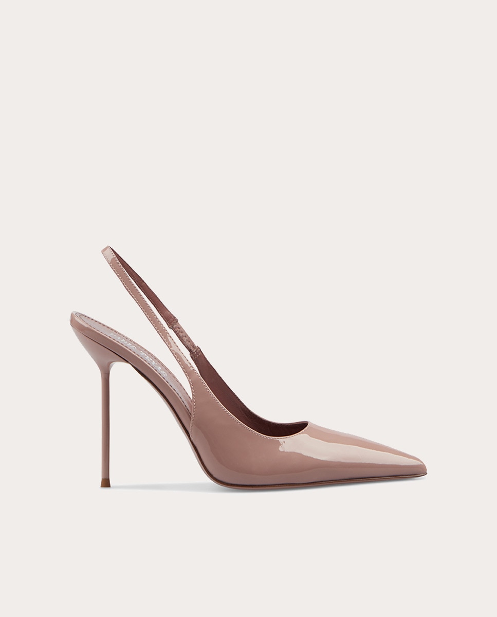 Zapatos de tacón Lidia de charol Nude-1