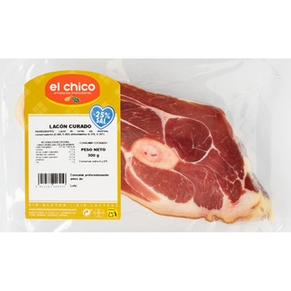 lacón curado - 25% sal sin gluten sin lactosa taco 300 g - El Chico