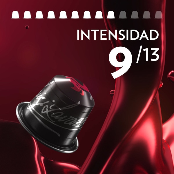 café Espresso Maestro classico 100% Arábica intensidad 9 estuche 30 cápsulas compatibles con máquinas Nespresso